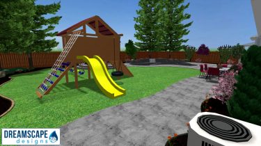 Backyard View 1 - New 3D Design