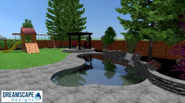 Backyard View 4 - New 3D Design